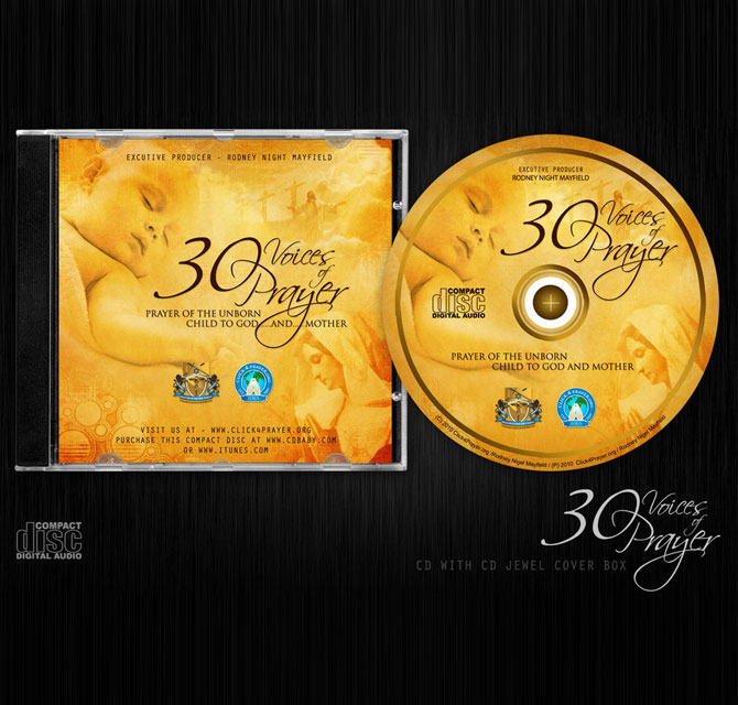 Customized CD Cover & Label Printing Golden
